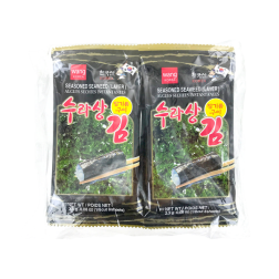 Instant getrockneter gerösteter Seetang WANG 8x2,3g Südkorea