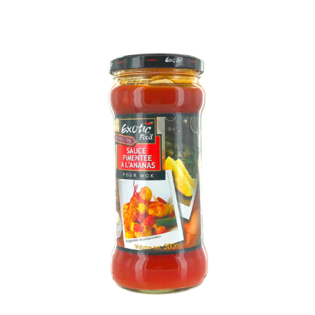 Sauce pimentée à l'ananas pour Wok EXOTIC FOOD 300ml Thaïlande