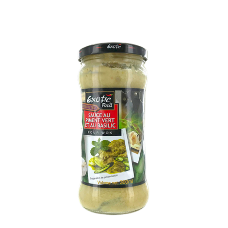COMIDA EXÓTICA salsa de chile verde y albahaca 300ml Tailandia