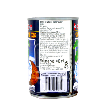 Cream of coconut SAVOY 400ml Thailand