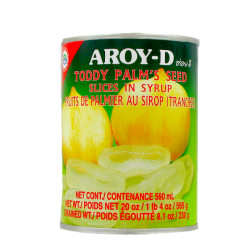 The Fruit of the palm tree cut in syrup AROY-D 565g Thailand