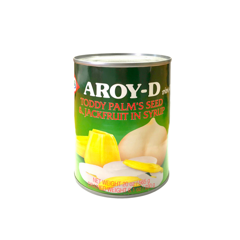 Mélange fruit jacquier et fruit palmier au sirop AROY-D 565g Thailande