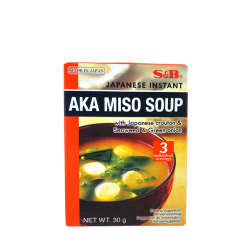 S&B Instant dark miso aka soup 30g Japan