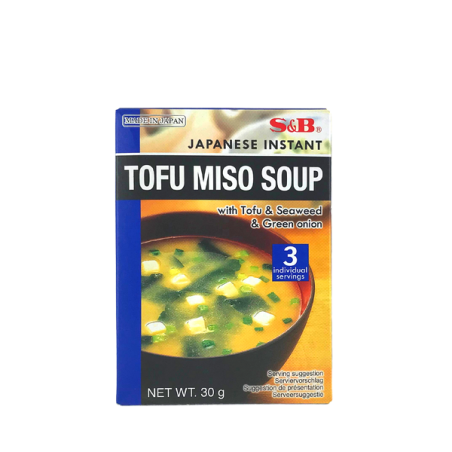 S&B Instant tofu miso soup 30g Japan