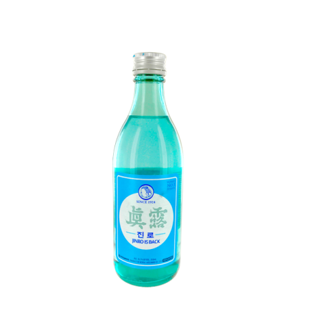 Sake classico Chamisul soju JINRO IS BACK 16,5% 350 ml Corea