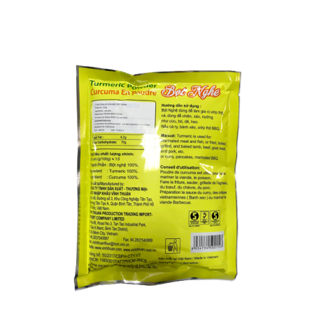 Curcuma en poudre VINH THUAN 225g Vietnam