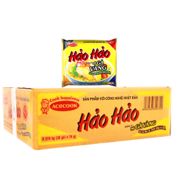 Yellow chicken noodle soup HAO HAO ACECOOK 30x70g Vietnam