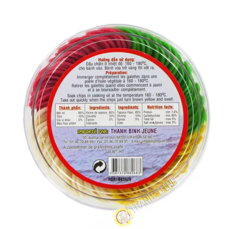 Shrimp cracker color DRAGON GOLD 150g Vietnam