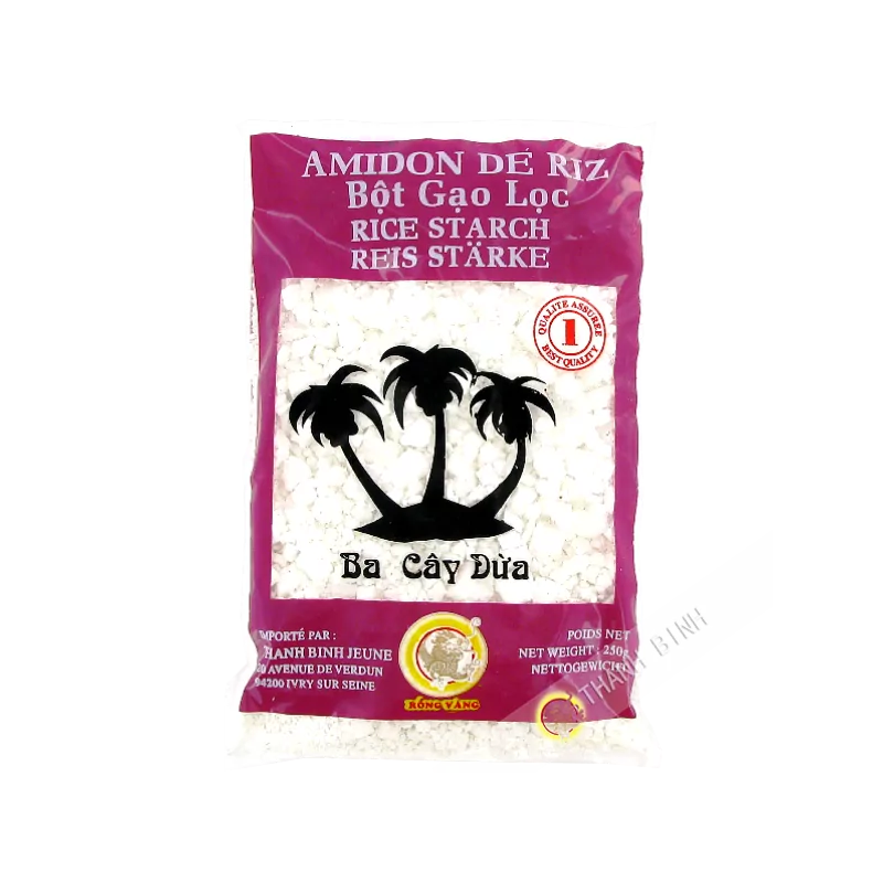 Amidon de riz en morceaux DRAGON OR 250g Vietnam Amidon de riz en morceaux DRAGON OR 250g Vietnam