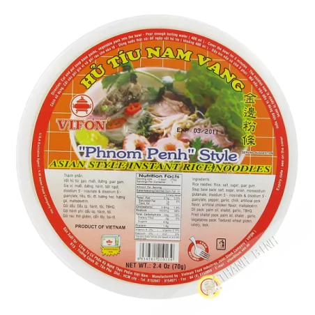 Zuppa di vermicelli di Phnom Penh ciotola VIFON 70g Vietnam