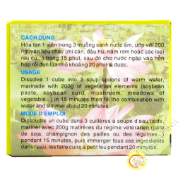 Cubo di stufato vegetariano kho chay BAO LONG 75g Vietnam