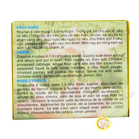 Cubo hu tvn vegetariana BAO LARGO 75g de Vietnam