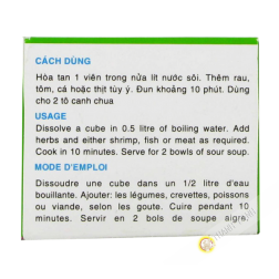 Cube soupe aigre-douce canh chua BAO LONG 75g Vietnam