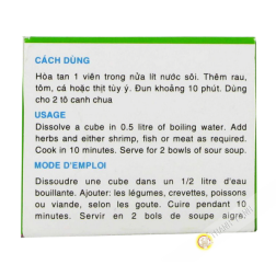 Cubo agrodolce e zuppa dolce BAO LONG 75g Vietnam