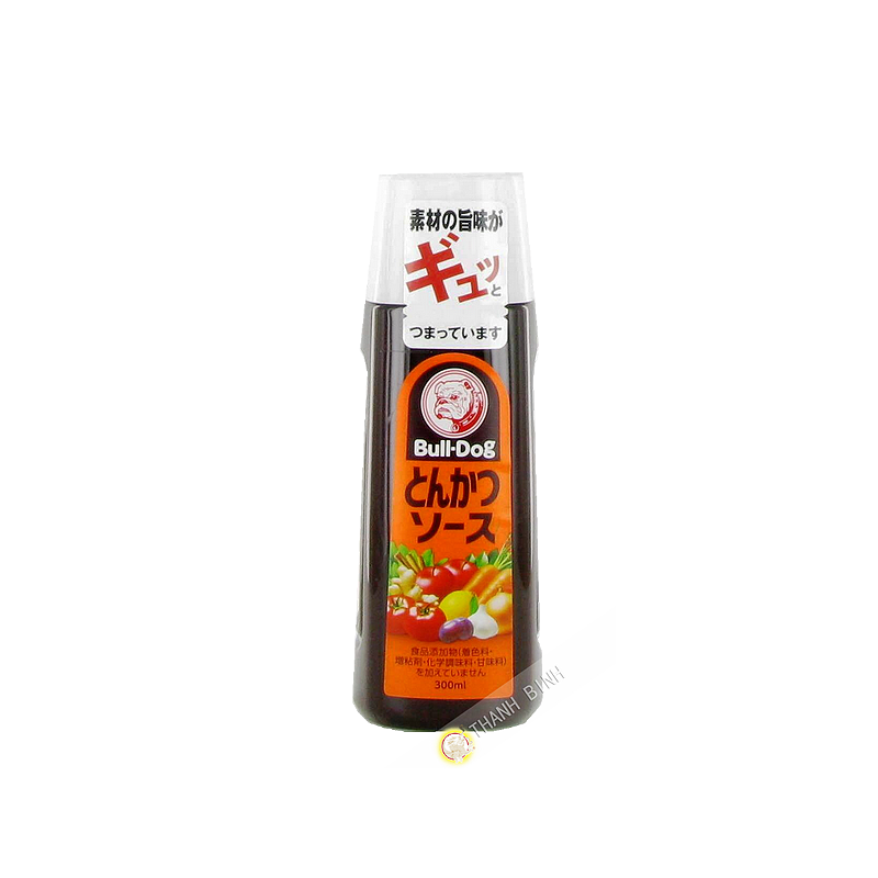 Salsa Tonkatsu di spessore per cotolette di BULLDOG 300ml Giappone Salsa Tonkatsu di spessore per cotolette di BULLDOG 300ml Giappone