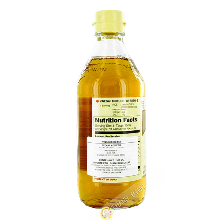 Aceto di riso, kome su MITSUKAN 500ml Giappone
