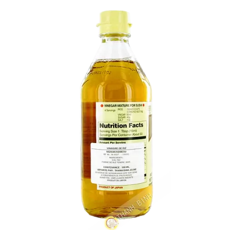 Vinagre de arroz, MITSUKAN 500ml Japón