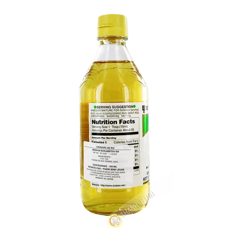 Vinagre de cereale MITSUKAN 500ml Japón