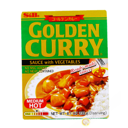 Preparare golden curry piccante con verdure SB 230g Giappone