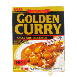 Preparare golden curry piccante con verdure SB 230g Giappone