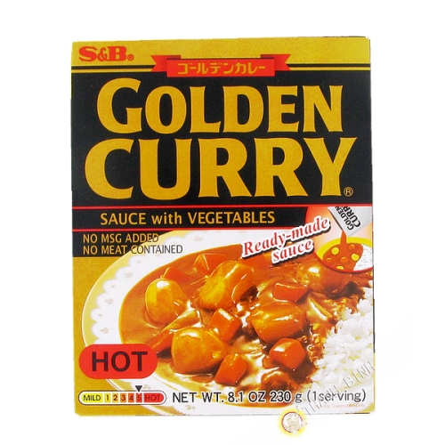 Salsa de curry picante SB 230g Japón