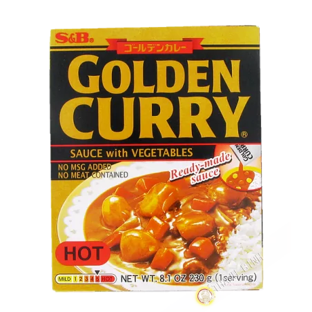 Preparation for curry - vegetables Hot 230g JP