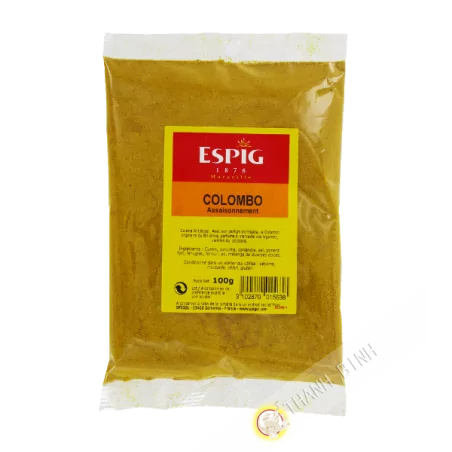 Epices colombo ESPIG 100g France