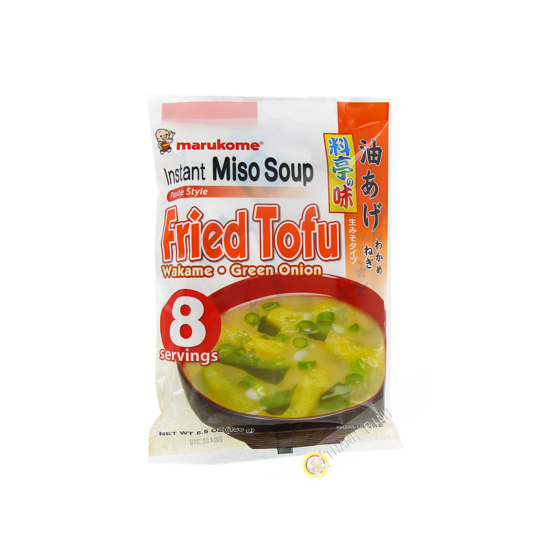 Zuppa di Miso sokeseki ryotei no aji aburaage MARUKOME 190g Giappone Zuppa di Miso sokeseki ryotei no aji aburaage MARUKOME 190g Giappone