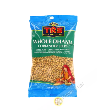 Rau mùi Dhania nguyên con TRS 100g Ấn Độ
