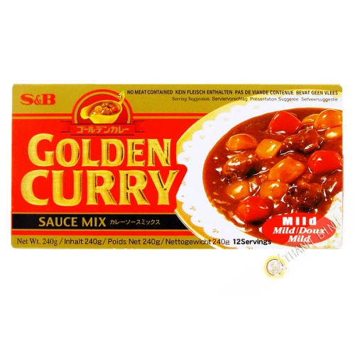 Tavoletta d oro salsa al curry mild SB 240g Giappone