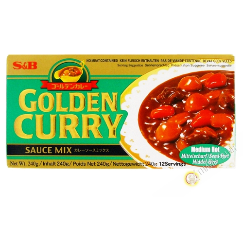 Tavoletta d oro salsa al curry piccante SB 240g Giappone