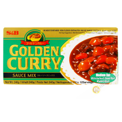 Tavoletta d oro salsa al curry piccante SB 240g Giappone