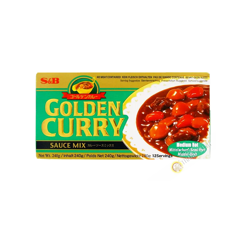 Tablette de curry medium SB 220g Japon Tablette de curry medium SB 220g Japon