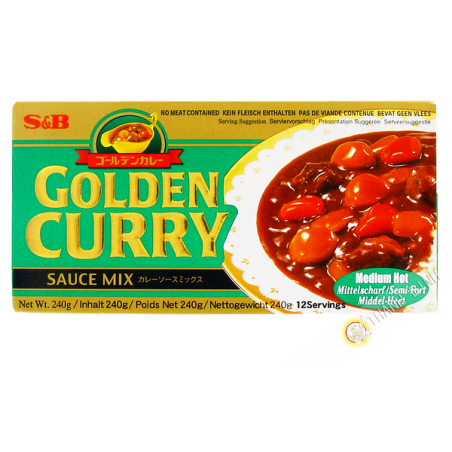 Tavoletta d oro salsa al curry piccante SB 240g Giappone