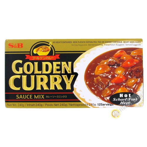 Tablet golden curry piccante SB 240g Giappone