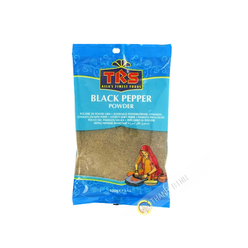 Poivre noir moulu TRS 100g Royaume-Uni