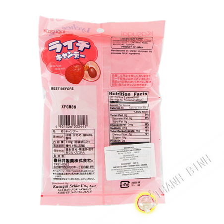 Dolce lychee KASUGAI 120g Giappone