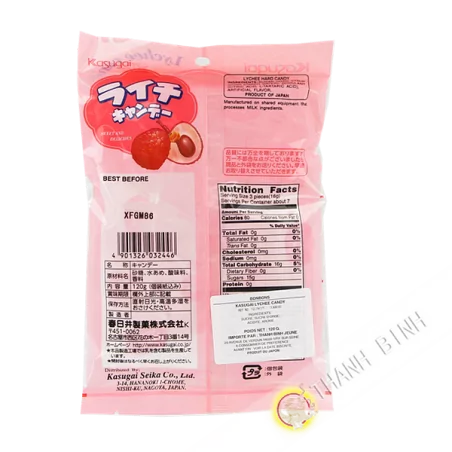 Kẹo vải thiều KASUGAI 120g Nhật Bản