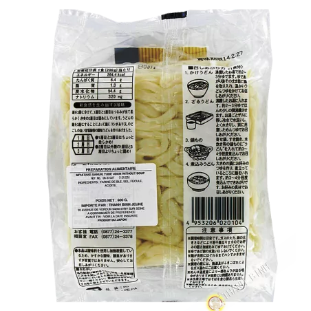 Mì Udon không súp 3 nồi MIYATAKE 540g Nhật Bản