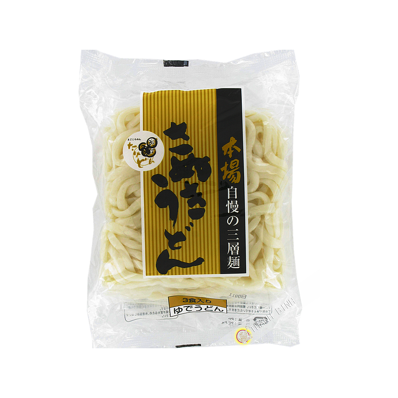 Nouille de blé udon sans soupe 3pcs MIYATAKE 540g Japon Nouille de blé udon sans soupe 3pcs MIYATAKE 540g Japon