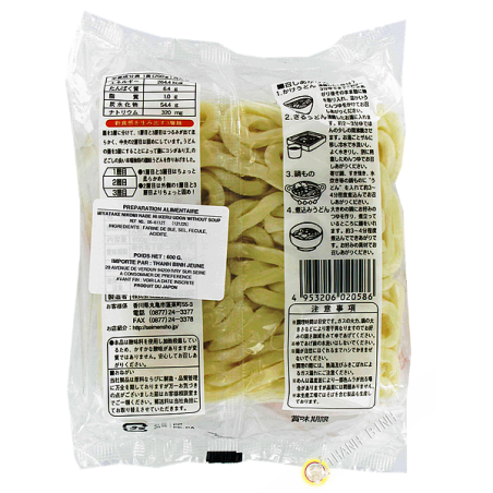Nouille de blé udon sans sauce 3pcs MIYATAKE 600g Japon