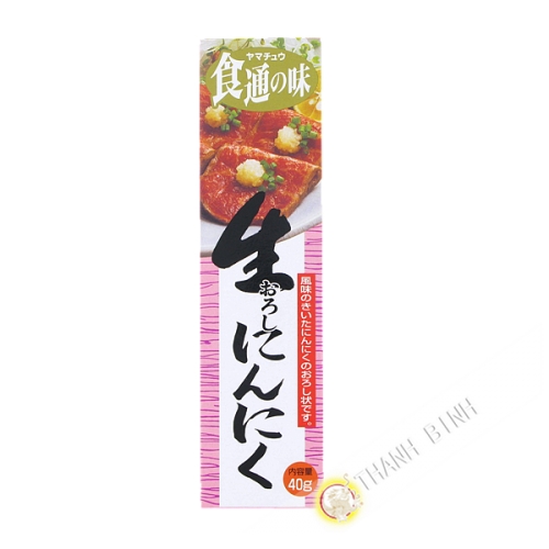 El puré de ajo en el tubo de YAMACHU 40g Japón