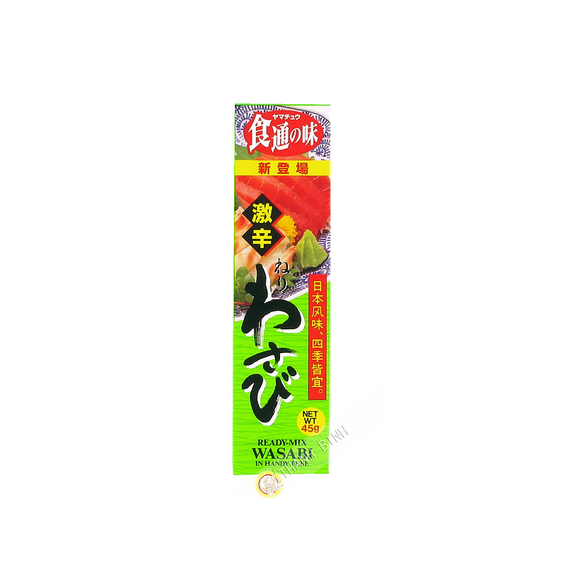 Rafano verde wasabi neri in tubo YAMACHU 43g Giappone Rafano verde wasabi neri in tubo YAMACHU 43g Giappone