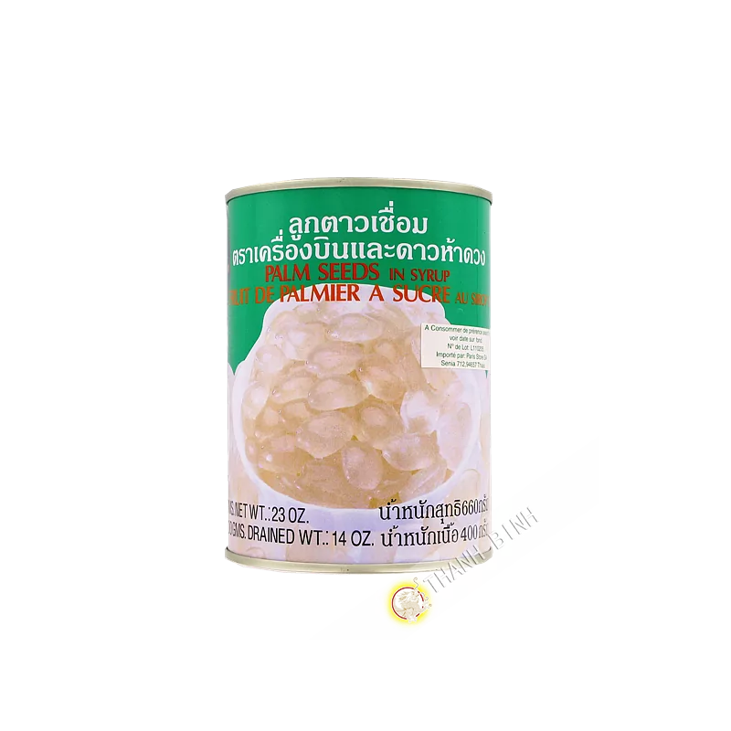 Attaps in sciroppo CINQUE STELLE VELIVOLO 660g Thailandia Attaps in sciroppo CINQUE STELLE VELIVOLO 660g Thailandia