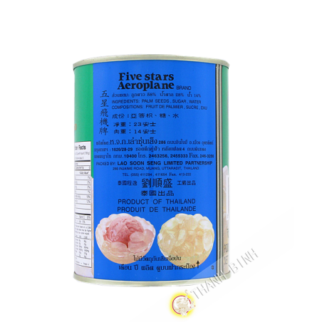 Attaps in sirup FIVE STARS AEROPLANE 660g Thailand
