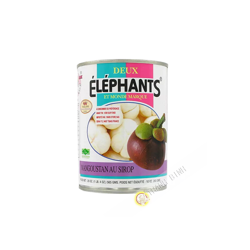 Mangosteen in syrup ELEPHANTS 565g Thailand Mangosteen in syrup ELEPHANTS 565g Thailand