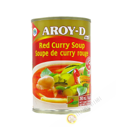 Soupe de curry rouge AROY-D 400g Thailande