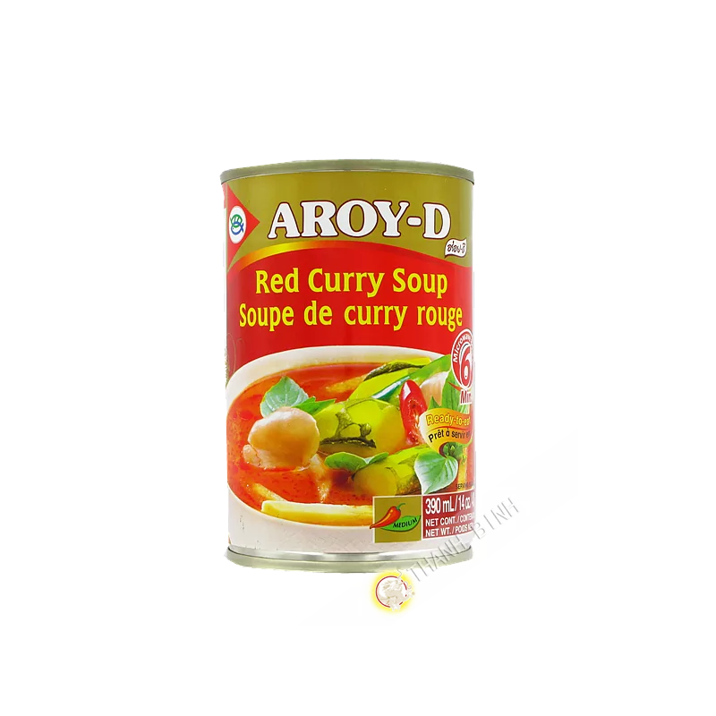 Soup of red curry AROY-D 400g Thailand Soup of red curry AROY-D 400g Thailand