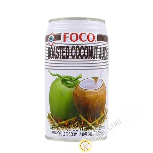 Succo di cocco tostato per la puple FOCO 350ml Thailandia