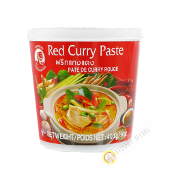 Pâte de curry rouge COCK 400g Thailande